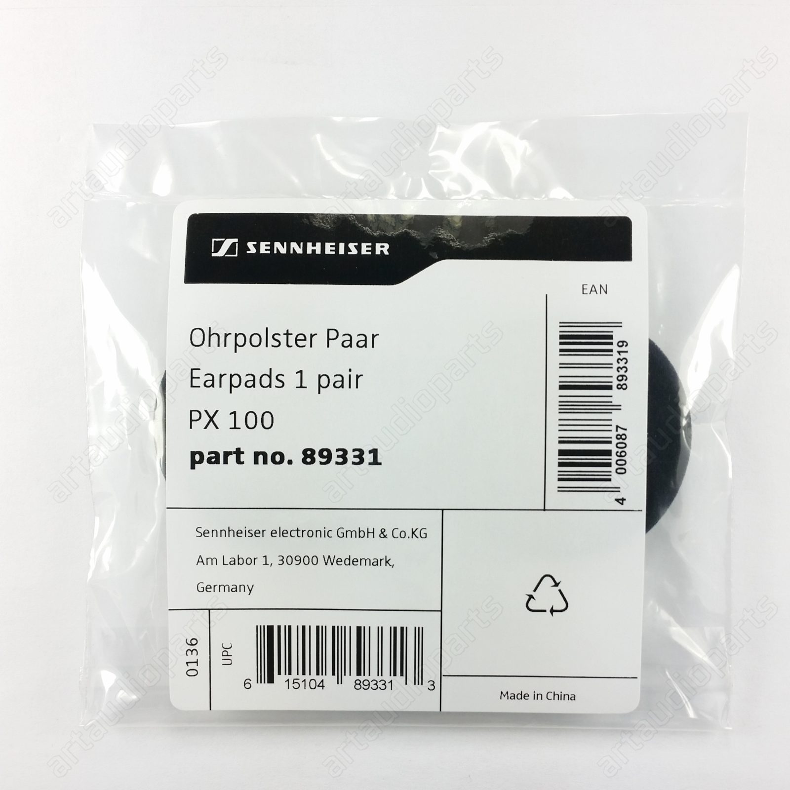 Sennheiser px discount 100 ear pads