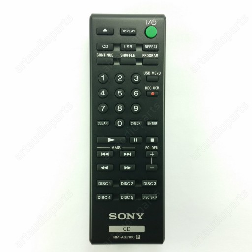 148922311 Remote Control RM-ASU100 for Sony Compact Disc Player CDP-CE500