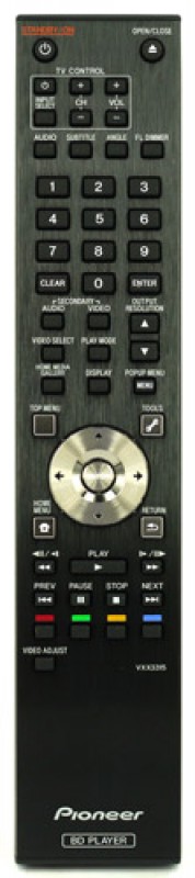VXX3315 Remote Control for Pioneer BDP-LX52