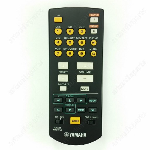 WF12180 Original remote control RAV21 for Yamaha RX-V1600 RX-V2600 DSP-AX1600