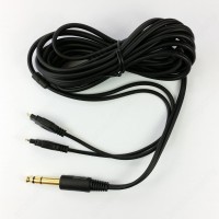 092885 Cable(3m) 6.35mm stereo jack for Sennheiser HD265 HD535 HD545 HD565 HD580