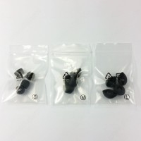 517682 Ear cushion/tip set black for Sennheiser CX175 CX200-II CX270 CX271 CX281