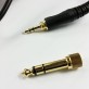 Coiled Cable 3.5mm straight jack plug 6.35mm adapter for Sennheiser HD25 (OP)