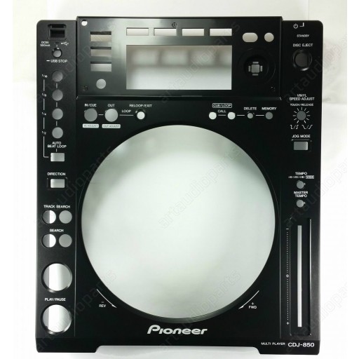 DNK6336 Control Panel top cover case for Pioneer CDJ 850K (old DNK6093)