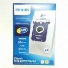 FC8021 Synthetic S-Bag (4pcs) for PHILIPS vacuum cleaner FC8202 FC8204 FC8206 