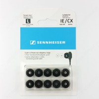 Ear tips large-black for Sennheiser CX150 CX160 CX175 CX200StreetII CX213 CX250