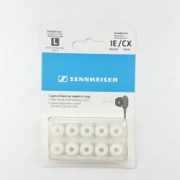 528172 Ear tips (5 pairs) large white for Sennheiser IE6 IE7 IE8 IE8i IE60 IE80