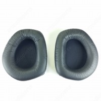 Black leatherette Ear pads with foam disc for Sennheiser HDR165 HDR175 RS165 RS175