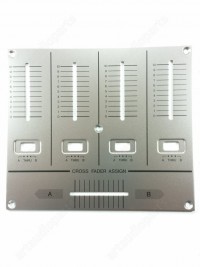 DNB1154 Πρόσοψη Fader Panel (ασημί) για Pioneer DJM 700S
