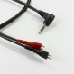 Straight cable with 3.5mm stereo jack for Sennheiser HD222 HD224 HD400 HD414